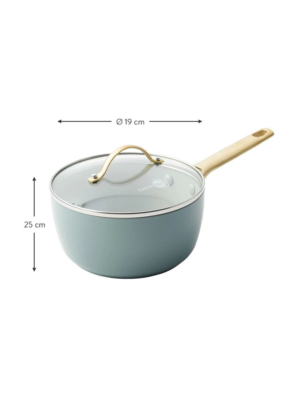 Casserole bleue avec revêtement antiadhésif Padova, Ø 19 cm 5 Casserole bleue avec revêtement antiadhésif Padova, Ø 19 cm – Image 3