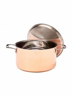 Casserole cuivrée Baron, Ø 24 x haut. 14 cm