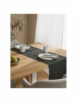 Magma Chemin de table bleu Riva, larg. 40 x long. 150 cm -Cuisine Soldes 2022 Chemin de table bleu Riva 3