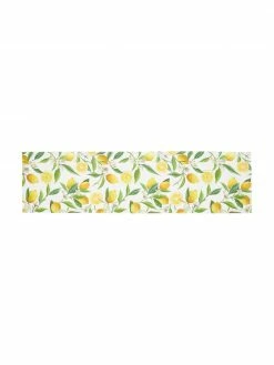 Magma Chemin de table coton imprimé citron Frutta, larg. 40 x long. 145 cm -Cuisine Soldes 2022 Chemin de table coton imprime citron Frutta 2