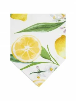 Magma Chemin de table coton imprimé citron Frutta, larg. 40 x long. 145 cm -Cuisine Soldes 2022 Chemin de table coton imprime citron Frutta 3