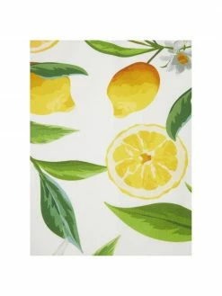 Magma Chemin de table coton imprimé citron Frutta, larg. 40 x long. 145 cm -Cuisine Soldes 2022 Chemin de table coton imprime citron Frutta 5