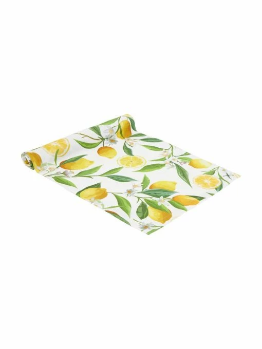 Magma Chemin de table coton imprimé citron Frutta, larg. 40 x long. 145 cm 3 Magma Chemin de table coton imprimé citron Frutta, larg. 40 x long. 145 cm -Cuisine Soldes 2022 Chemin de table coton imprime citron Frutta