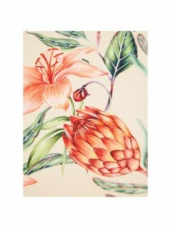 Magma Chemin de table coton imprimé fleurs Mongabay, larg. 40 x long. 145 cm -Cuisine Soldes 2022 Chemin de table coton imprime fleurs Mongabay 5