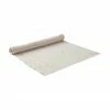 Chemin de table en lin beige/blanc crème Alina, larg. 40 x long. 140 cm