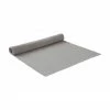 Chemin de table en lin gris clair Olga, larg. 40 x long. 140 cm