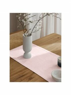 Magma Chemin de table rose Riva, larg. 40 x long. 150 cm -Cuisine Soldes 2022 Chemin de table rose Riva 5