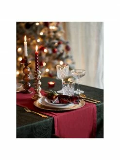 Magma Chemin de table rouge Riva, larg. 40 x long. 150 cm -Cuisine Soldes 2022 Chemin de table rouge Riva 2