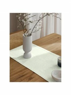 Magma Chemin de table vert Riva, larg. 40 x long. 150 cm -Cuisine Soldes 2022 Chemin de table vert Riva 5