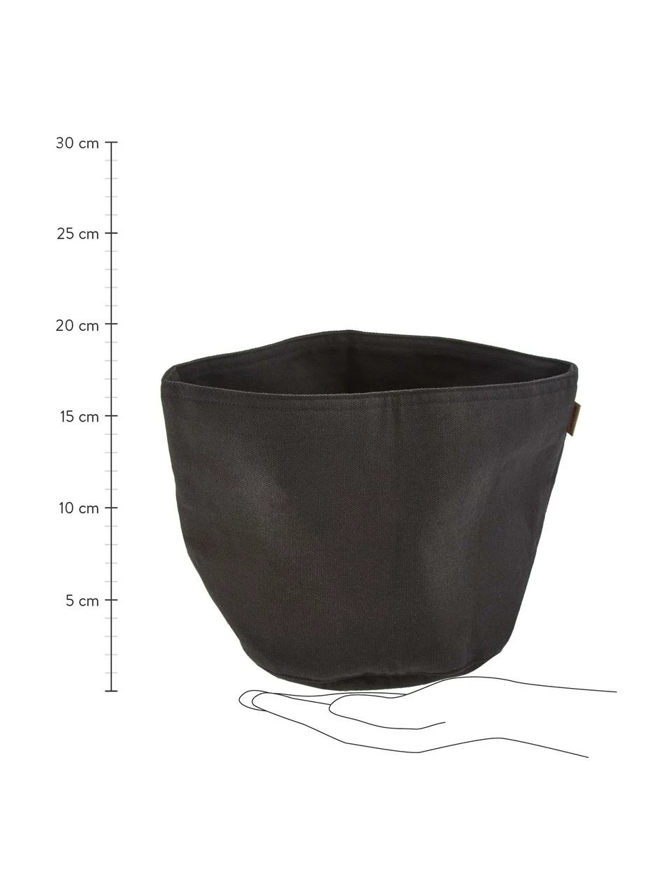Stelton Corbeille à pain design noir Bred, Ø 23 cm 4 Stelton Corbeille à pain design noir Bred, Ø 23 cm – Image 2