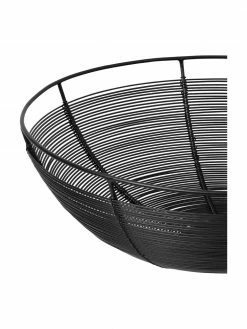 Broste Copenhagen Corbeille à pain noire Nina, Ø 30 x haut. 10 cm -Cuisine Soldes 2022 Corbeille a pain noire Nina 3