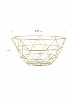 Present Time Corbeille de rangement Diamond Cut, Ø 30 x haut. 15 cm -Cuisine Soldes 2022 Corbeille de rangement Diamond Cut 3