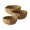Corbeille jonc de mer Sophy, 3 élém., Lot de différentes tailles -Cuisine Soldes 2022 Corbeille jonc de mer Sophy 3 elem