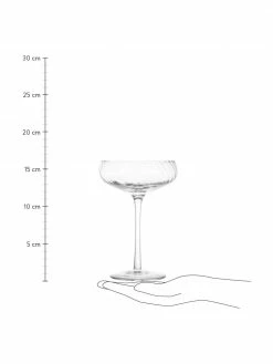 By On Coupe à champagne à surface rainurée Opacity, 6 pièces, Ø 11 x haut. 16 cm, 220 ml -Cuisine Soldes 2022 Coupe a champagne a surface rainuree Opacity 6 pieces 2