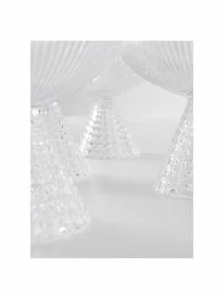 Coupe à champagne avec relief rainuré Ace, 4 pièces, Ø 12 x haut. 12 cm -Cuisine Soldes 2022 Coupe a champagne avec relief rainure Ace 4 pieces 3