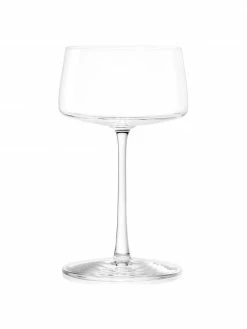 Coupe à champagne en cristal Power, 6 pièces, Ø 9 x haut. 16 cm, 275 ml