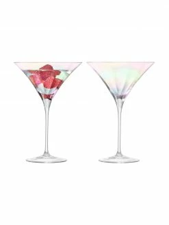Lsa International Coupe à martini soufflée bouche Perle, 2 pièces, Ø 14 x haut. 20 cm, 300 ml -Cuisine Soldes 2022 Coupe a martini soufflee bouche Perle 2 pieces 4