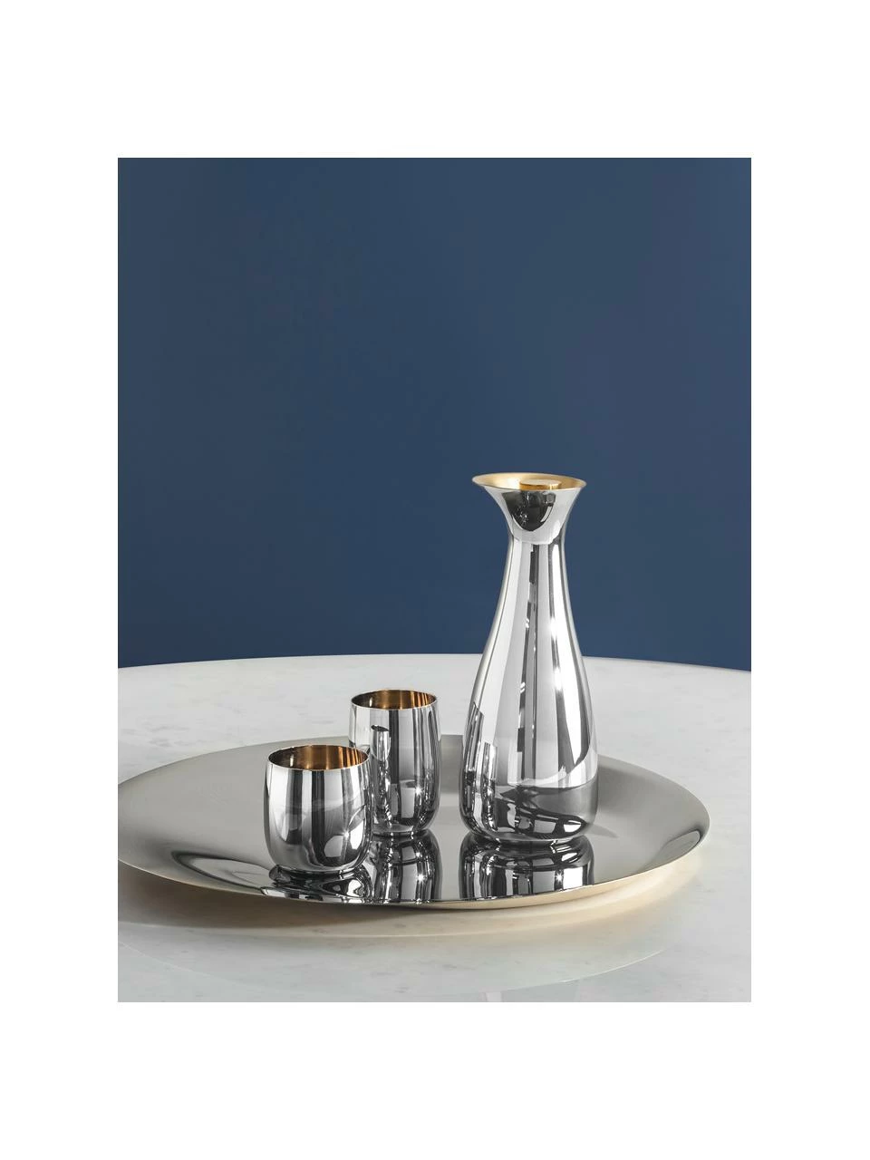 Stelton Coupe à vin design argentée/dorée Foster, Ø 8 x haut. 8 cm, 200 mlDisponibilité limitée 4 Stelton Coupe à vin design argentée/dorée Foster, Ø 8 x haut. 8 cm, 200 mlDisponibilité limitée – Image 2