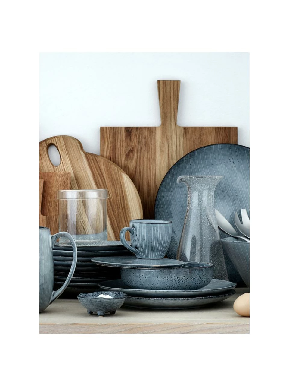 Broste Copenhagen Coupelle dip faite à la main Nordic Sea, 4 pièces, Ø 8 x haut. 4 cm 4 Broste Copenhagen Coupelle dip faite à la main Nordic Sea, 4 pièces, Ø 8 x haut. 4 cm – Image 2