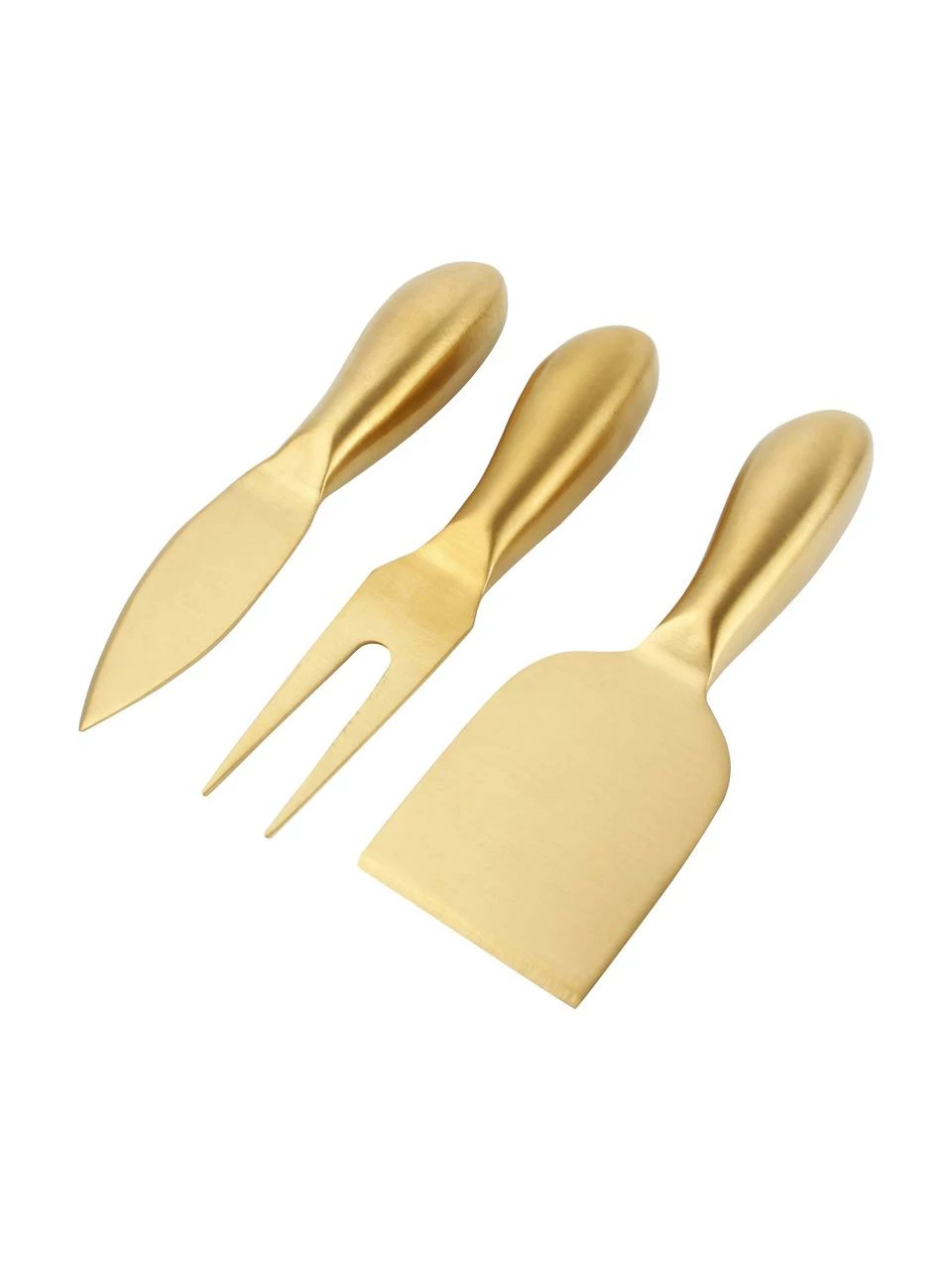 Couteau à fromage doré Fromage, 3 élém., long. 13 cm 5 Couteau à fromage doré Fromage, 3 élém., long. 13 cm – Image 3