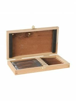 Couteau à steak avec manche en bois Jasmine, 6 pièces, long. 23 cm -Cuisine Soldes 2022 Couteau a steak avec manche en bois Jasmine 6 pieces 4
