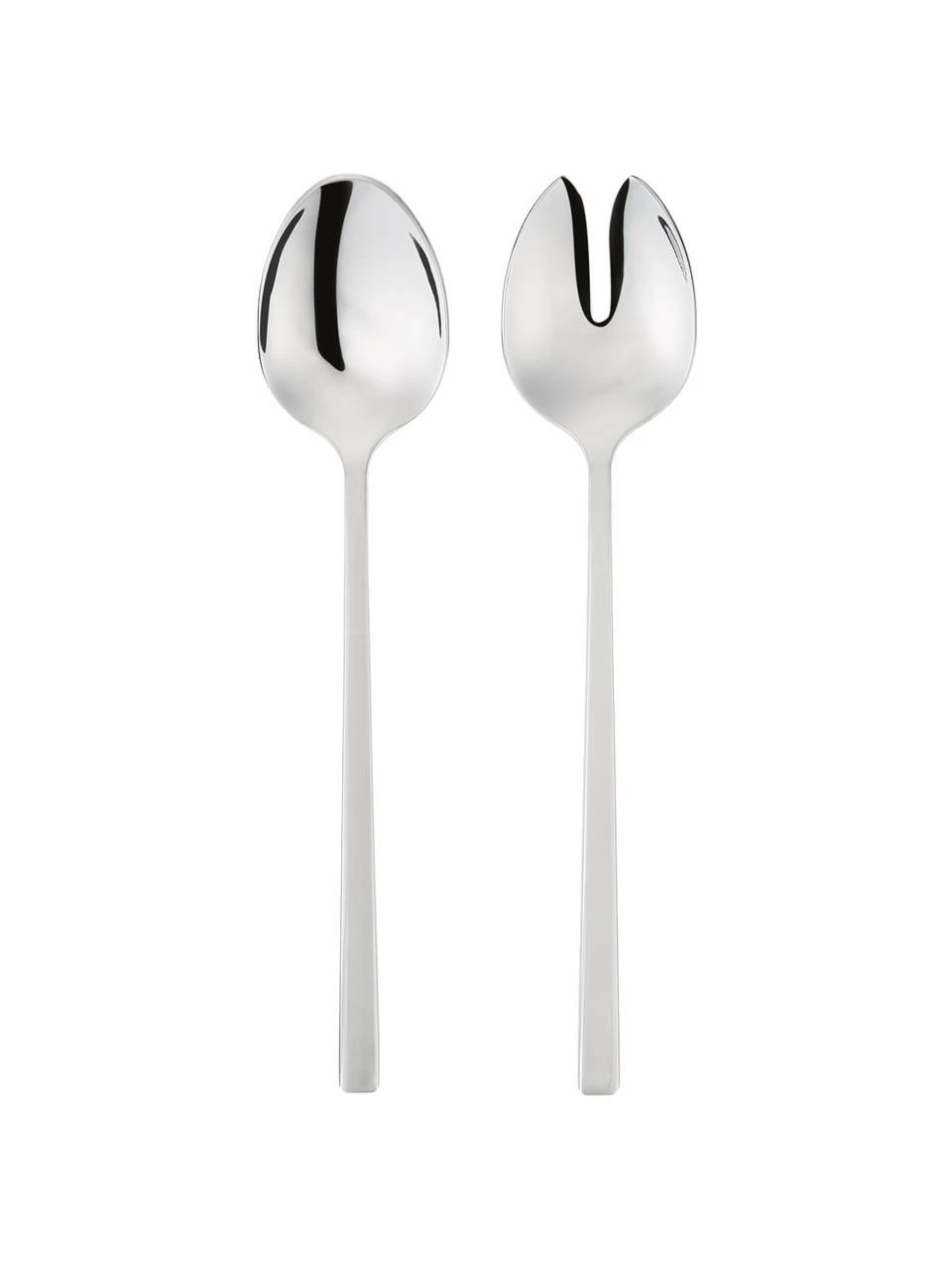 Westwing Collection Couvert à salade argenté pollisage haute brillance Shine, 2 élém., Long. 24 cm 3 Westwing Collection Couvert à salade argenté pollisage haute brillance Shine, 2 élém., Long. 24 cm