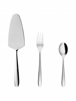 Couverts à gâteau argentés Tulip, 6 personnes (13 élém.), Lot de différentes tailles