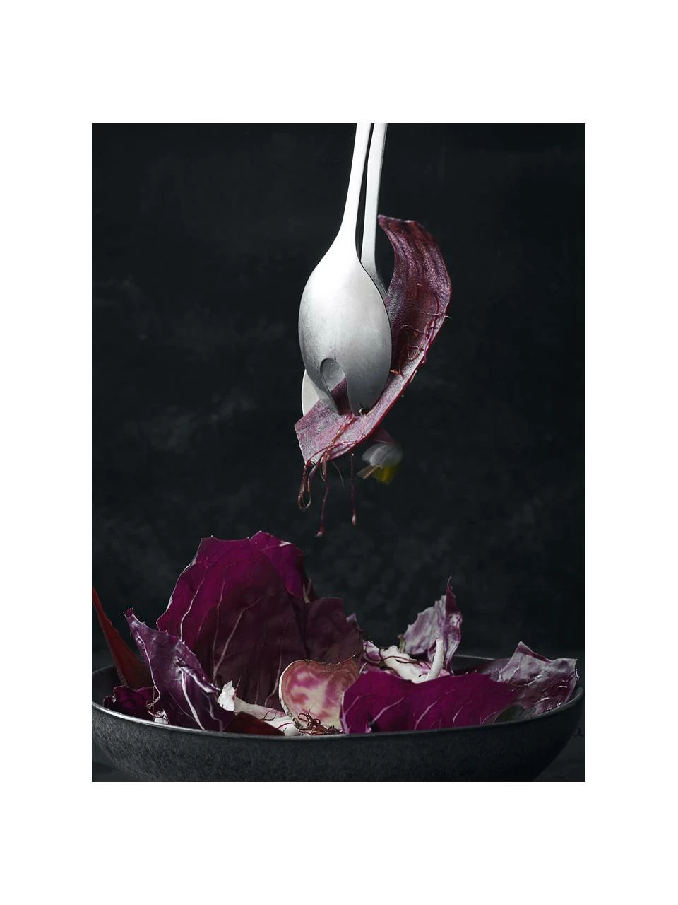 Couverts à salade argentés finition mate Daily, 2 élém., long. 27 cm 4 Couverts à salade argentés finition mate Daily, 2 élém., long. 27 cm – Image 2