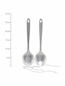 Couverts à salade argentés finition mate Daily, 2 élém., long. 27 cm 9 Couverts à salade argentés finition mate Daily, 2 élém., long. 27 cm -Cuisine Soldes 2022 Couverts a salade argentes finition mate Daily 2 elem 2