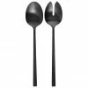 Westwing Collection Couverts à salade noir mat Shine, 2 élém., Long. 24 cm -Cuisine Soldes 2022 Couverts a salade noir mat Shine 2 elem