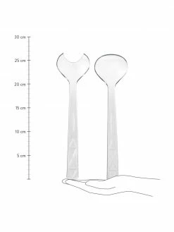 By On Couverts à salade transparents Picknick, 2 élém., Long. 27 cm -Cuisine Soldes 2022 Couverts a salade transparents Picknick 2 elem 2