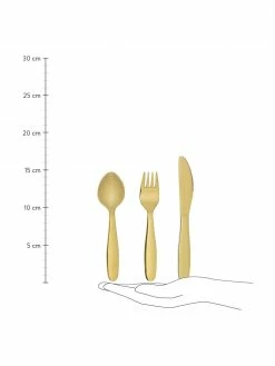 Bloomingville mini Couverts dorés pour enfant Kamila, 3 élém., larg. 4 x long. 17 cm -Cuisine Soldes 2022 Couverts dores pour enfant Kamila 3 elem 2