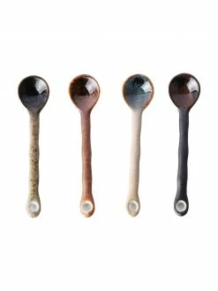 HKliving Cuillère à café japonaise Yunomi, 4 pièces, Long. 12 cm