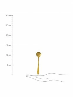 Cuillères à café dorées Flower, 6 élém., long. 12 cm 7 Cuillères à café dorées Flower, 6 élém., long. 12 cm -Cuisine Soldes 2022 Cuilleres a cafe dorees Flower 6 elem 2