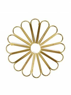 Andrea House Dessous-de-plat doré Trivet, Ø 20 cm -Cuisine Soldes 2022 Dessous de plat dore Trivet 2
