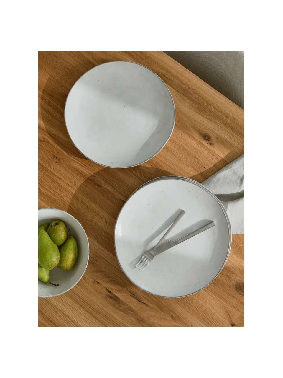 Broste Copenhagen Dessous-de-plat grès fait main Nordic Sand, Ø 31 cm, 4 pièces, Ø 31 cm 5 Broste Copenhagen Dessous-de-plat grès fait main Nordic Sand, Ø 31 cm, 4 pièces, Ø 31 cm – Image 3