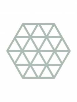 Zone Dessous-de-plat silicone Triangle, 2 pièces, larg. 14 x prof. 16 cm