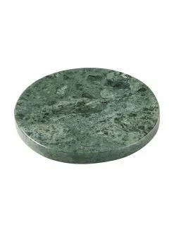 Westwing Collection Dessous de verre en marbre vert Callum, 4 pièces, Ø 10 x haut. 1 cm -Cuisine Soldes 2022 Dessous de verre en marbre vert Callum 4 pieces 2