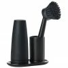 Zone Distributeur de détergent avec brosse à vaisselle Plain, 3 élém., larg. 15 x prof. 8 cm -Cuisine Soldes 2022 Distributeur de detergent avec brosse a vaisselle Plain 3 elem