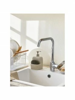 Andrea House Distributeur de savon Sand, 2 élém., larg. 11 x haut. 19 cm -Cuisine Soldes 2022 Distributeur de savon Sand 2 elem 3