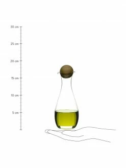 Distributeurs d'huile et de vinaigre en verre soufflés bouche Eden, 2 élém., Ø 8 x haut. 19 cm -Cuisine Soldes 2022 Distributeurs dhuile et de vinaigre en verre souffles bouche Eden 2 elem 2
