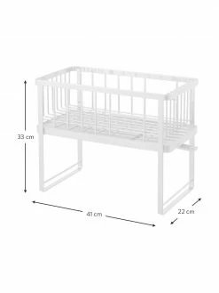 Yamazaki Égouttoir blanc Tower, larg. 41 x long. 33 cm -Cuisine Soldes 2022 Egouttoir blanc Tower 4