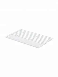 Yamazaki Égouttoir pliable blanc Tower, larg. 42 x long. 26 cm