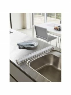 Yamazaki Égouttoir pliable blanc Tower, larg. 42 x long. 26 cm -Cuisine Soldes 2022 Egouttoir pliable blanc Tower 4