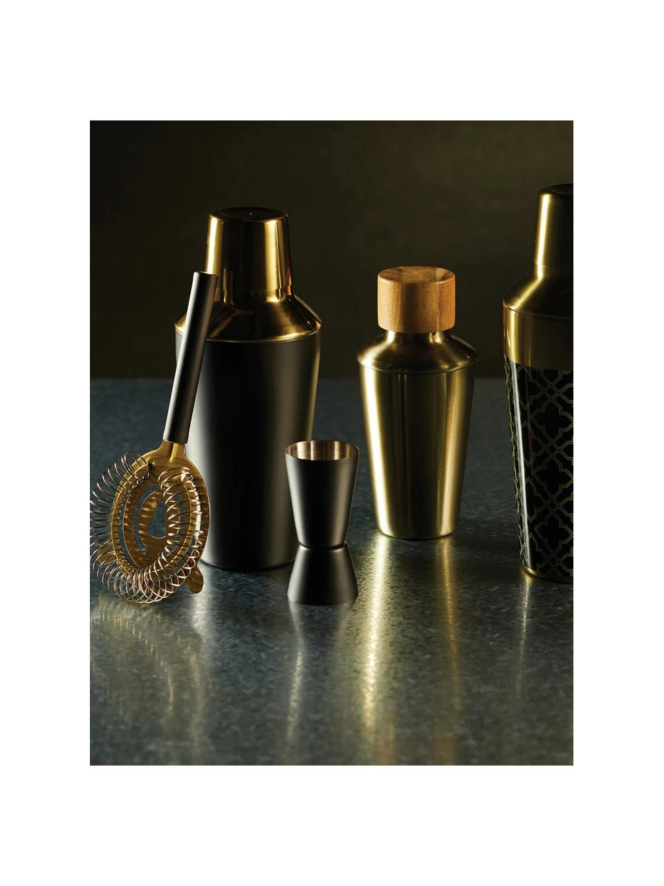 Ensemble à cocktail Menirau, 3 élém., Lot de différentes tailles 4 Ensemble à cocktail Menirau, 3 élém., Lot de différentes tailles – Image 2