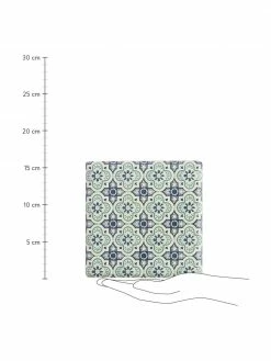 Villa D'Este Home Tivoli Ensemble de dessous-de-plat à imprimés Deruta, 4 élém., larg. 16 x prof. 16 cm -Cuisine Soldes 2022 Ensemble de dessous de plat a imprimes Deruta 4 elem 2