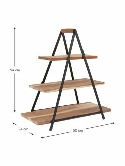 Ladelle Étagère bois de manguier Serve, larg. 50 x haut. 54 cm -Cuisine Soldes 2022 Etagere bois de manguier Serve 2