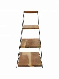 Ladelle Étagère bois de manguier Serve, larg. 50 x haut. 54 cm -Cuisine Soldes 2022 Etagere bois de manguier Serve 4
