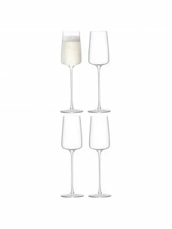 Lsa International Flûte à champagne Metropolitan, 4 pièces, Ø 7 x haut. 25 cm, 230 ml -Cuisine Soldes 2022 Flute a champagne Metropolitan 4 pieces 4