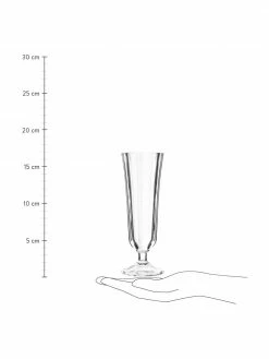 Cote Table Flûte à champagne avec rainures décoratives Ana, 12 pièces, Ø 6 x haut. 17 cm, 135 ml -Cuisine Soldes 2022 Flute a champagne avec rainures decoratives Ana 12 pieces 2